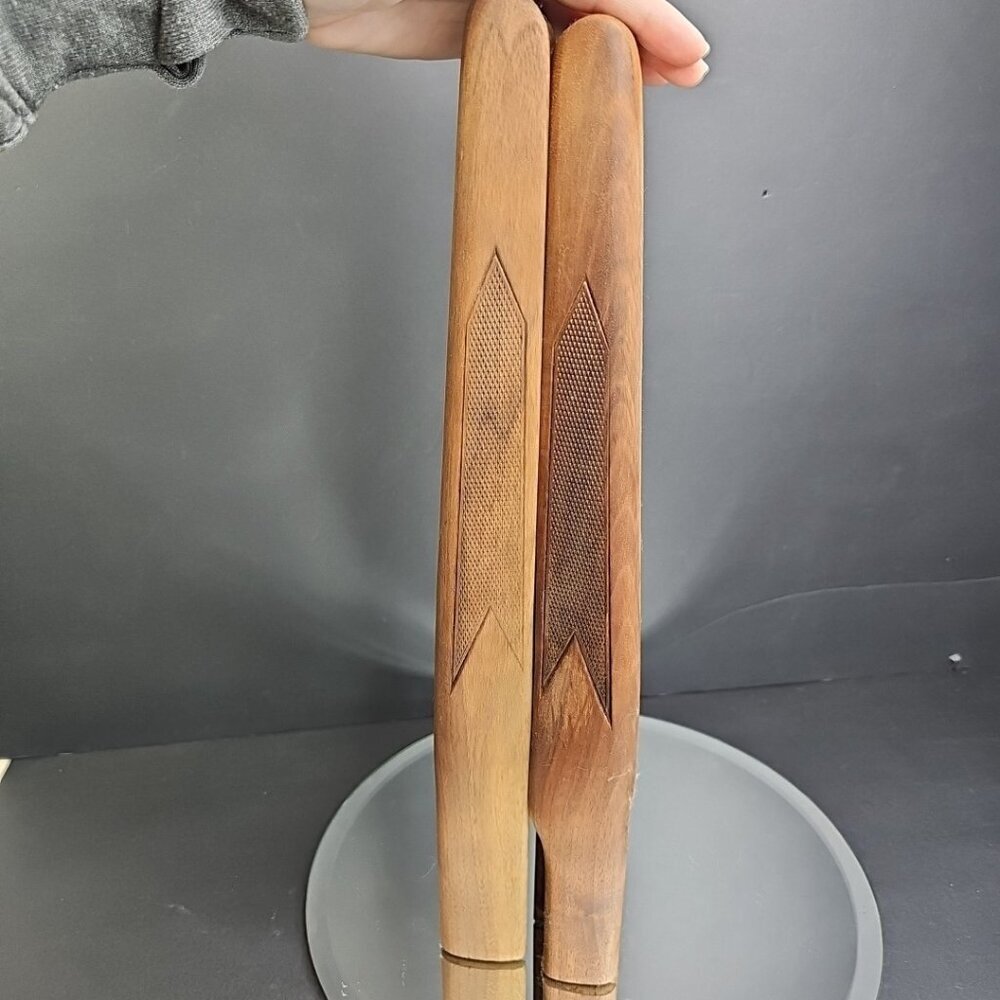 1950-60s Winchester Authentic Black Walnut Wood Cut For Lamp Making Crafts CA